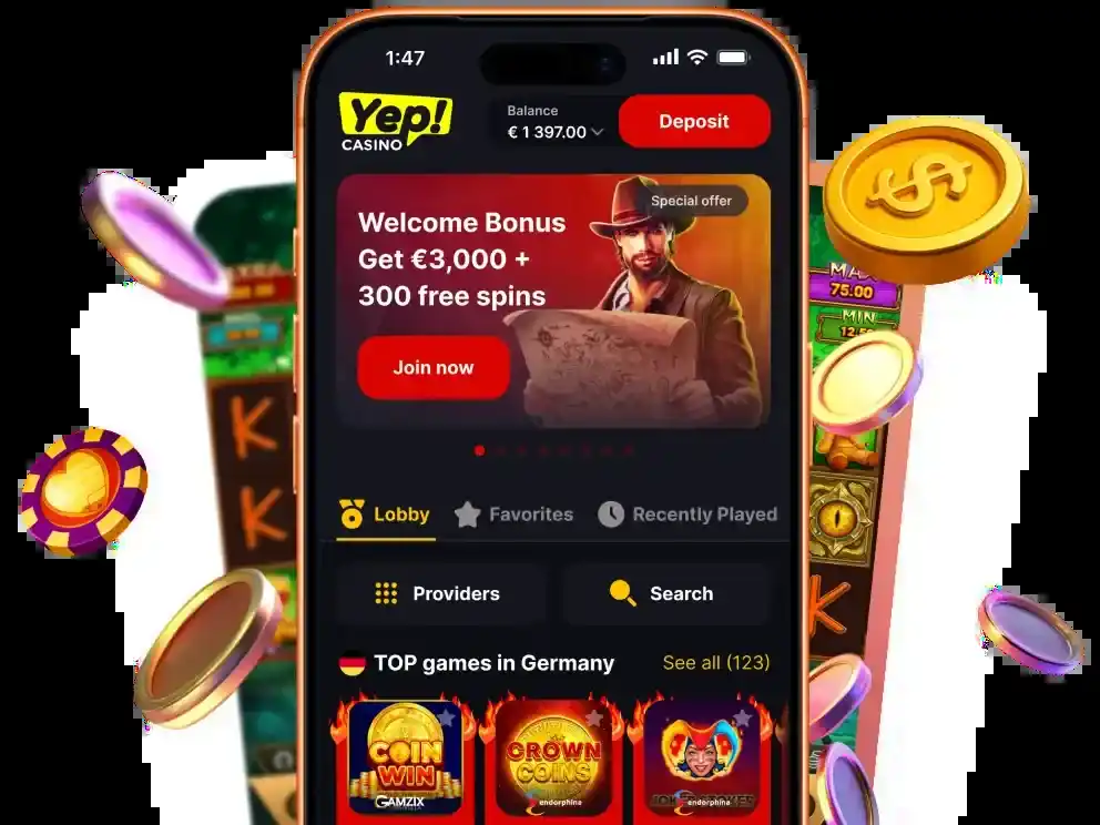Yep Casino Mobile App